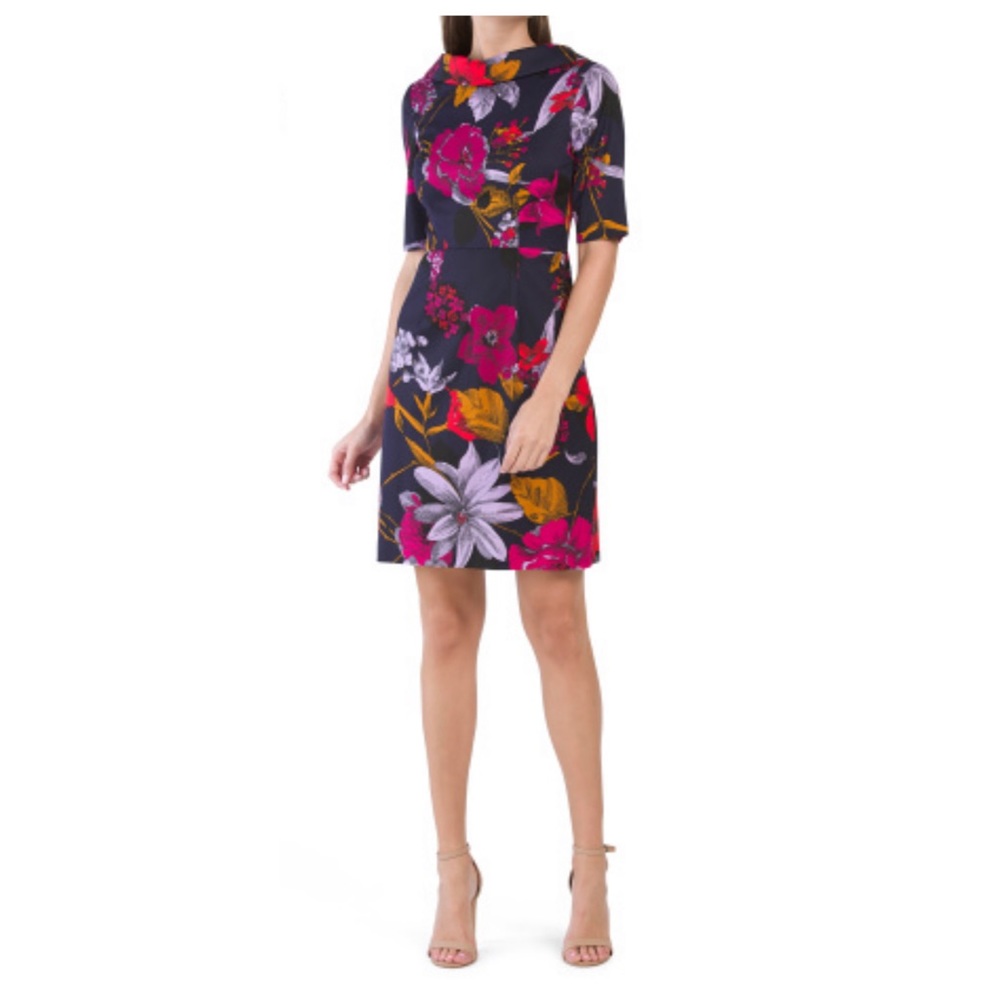 Trina Turk Multi-Color Soirée Floral Dress